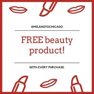 Free beauty product with purchase!